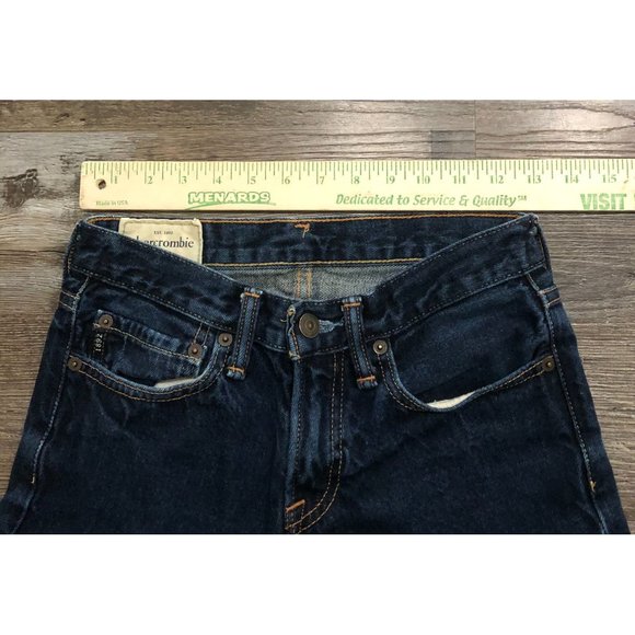 Abercombie & Fitch Kids Size 16 Slim Dark Wash Blue Jeans - Picture 5 of 6